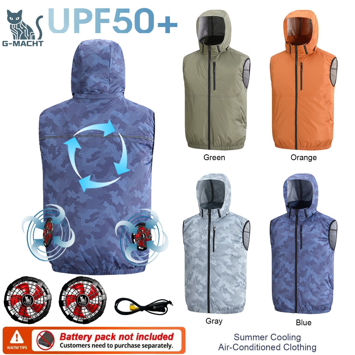 Outdoor Sport Jacket Brand - Yaz Spor 12 V/5 V Fan