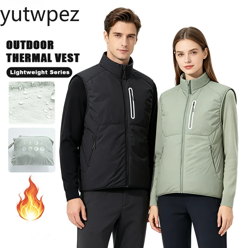 Outdoor Sport Jacket Brand - Unisex Sıcak Pamuklu Yelek Hafif Su