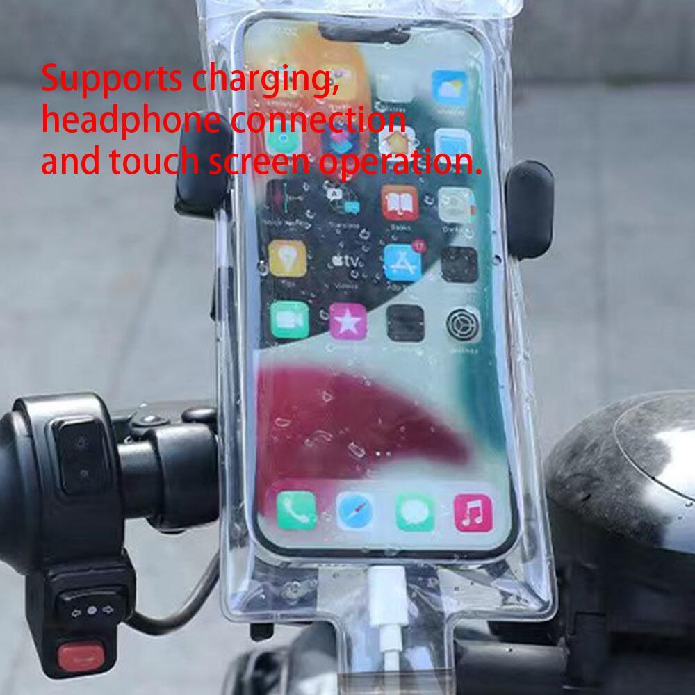 Outdoor Sport Gear - Su Geçirmez Telefon Çantası, Şeffaf Dokunmatik
