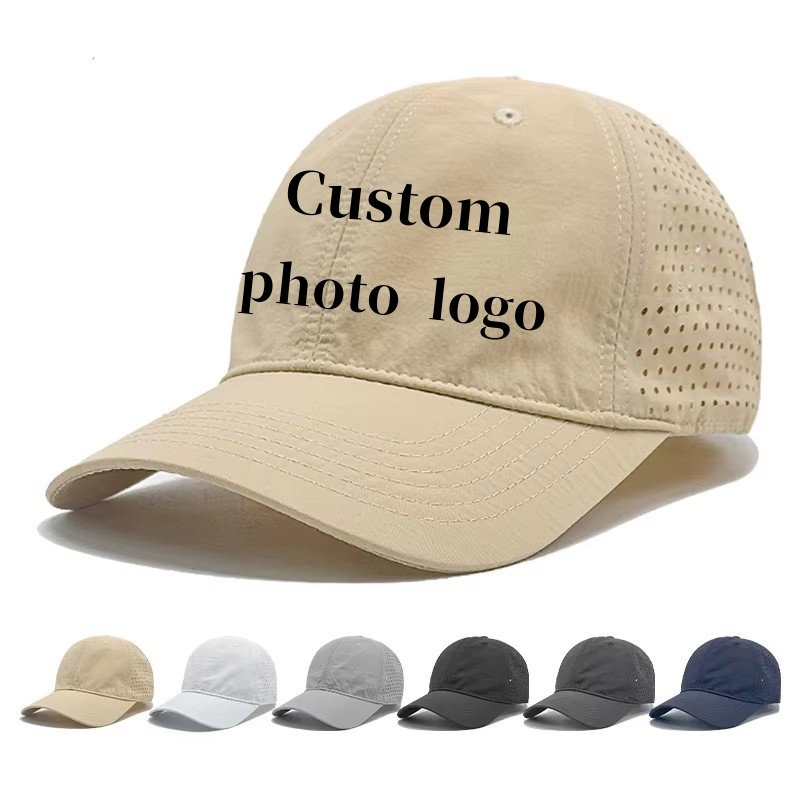 Outdoor Sport Hat - Özel Logo Baskılı Performans Fileli Beyzbol