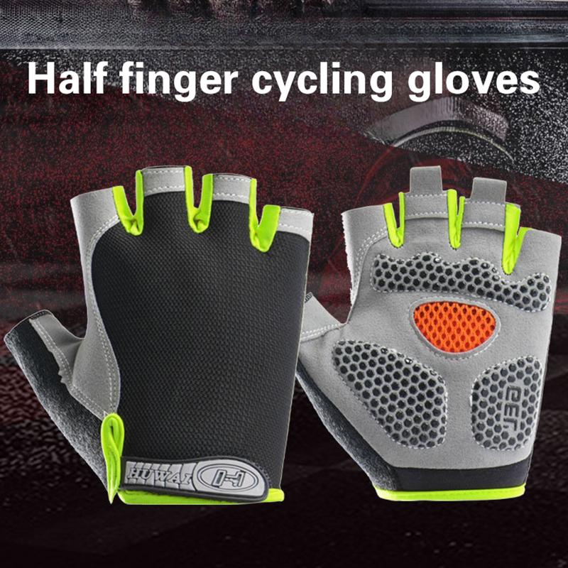 Outdoor Sport Gloves - Unisex Yarım Parmak Bisiklet Eldivenleri Kaymaz