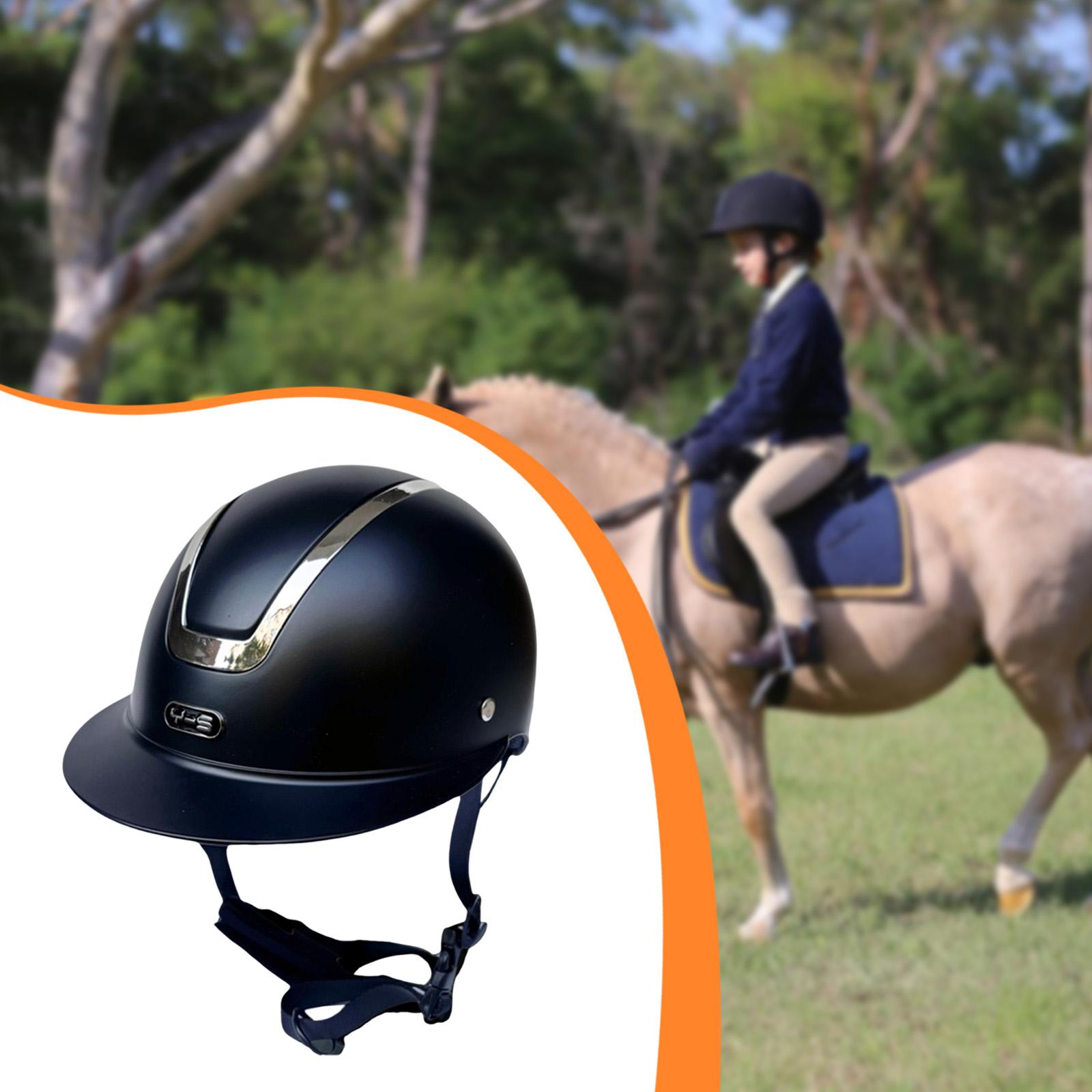Equestrian Helmet - Çocuklar için Ayarlanabilir Binicilik Kaskı, Darbeye