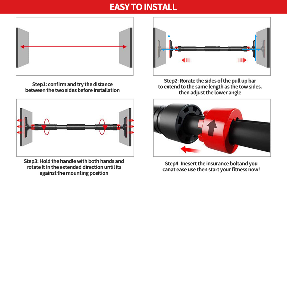 Kapı Çıkışlı Barfiks Çubuğu Ço - Chin Bar Doorway incelemesi ve fiyatı