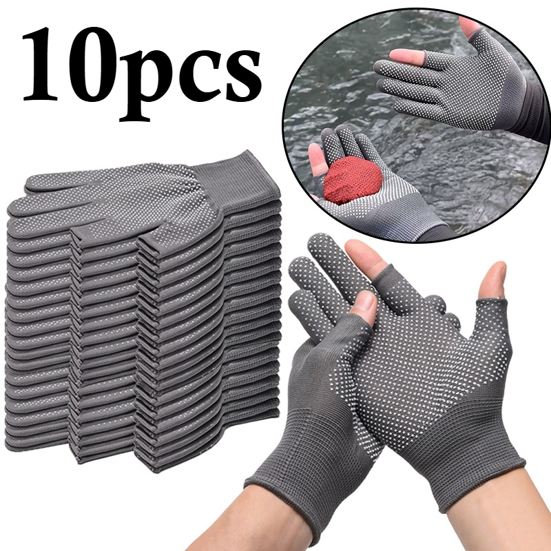 10 adet Balıkçılık Eldiveni -  - Outdoor Sport Gloves incelemesi ve fiyatı